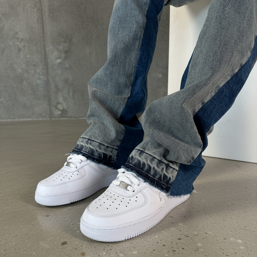 NAVY DIVIDE JEANS
